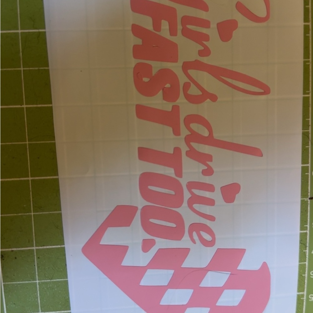 Cricut Pink Home Design Sticker